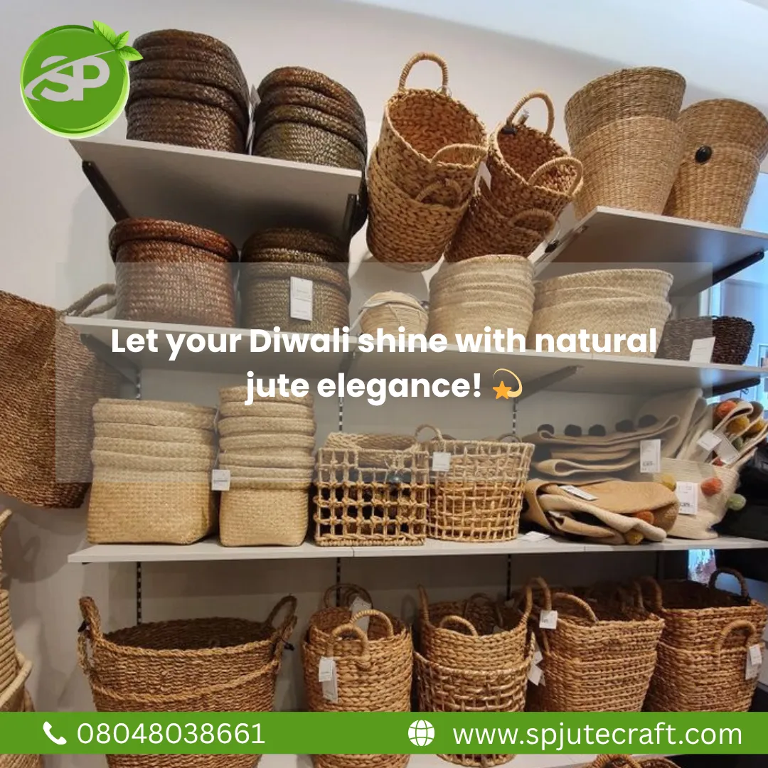 Bring Home the Natural Glow This Diwali with SP Jute Craft ✨