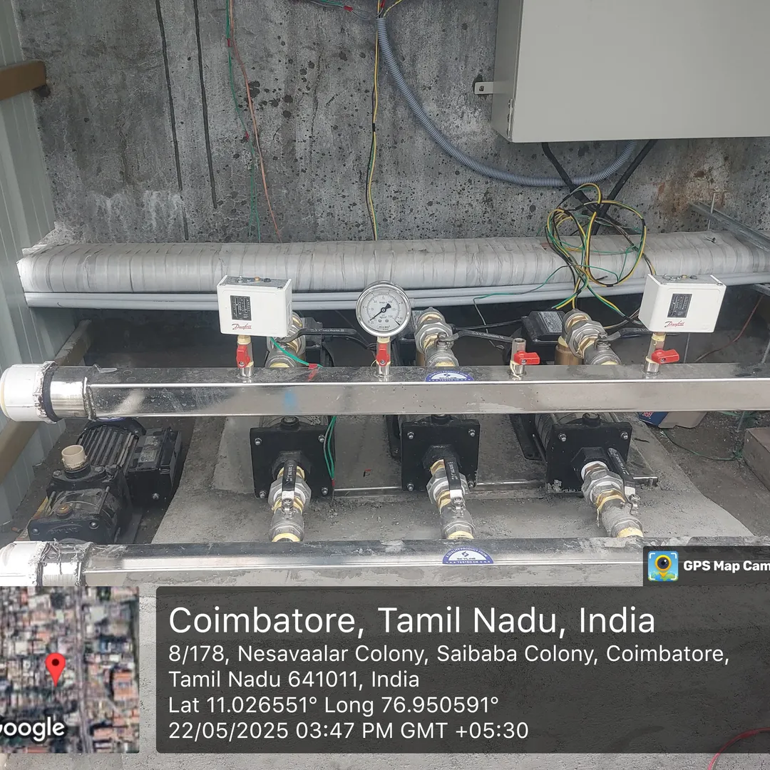 SkylinePumps #Coimbatore #WaterPressure #PLC #VFD #BoosterPump #ApartmentLiving #MEP #Engineering #H