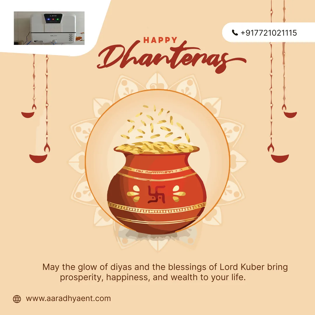 🪔✨ May this Dhanteras bless your home with endless wealth, happiness, and good health. Let the ligh...