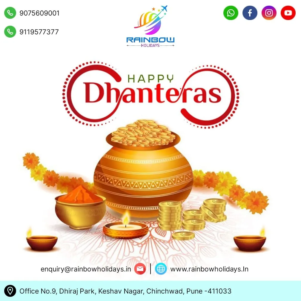 Dhanteras Special Offers! Book Domestic & International Tours with Pune’s Trusted Travel Agency