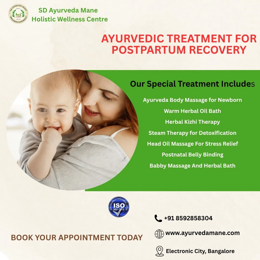 Postpartum / Postnatal Body Massage Care in Electronic City – SD Ayurveda Mane