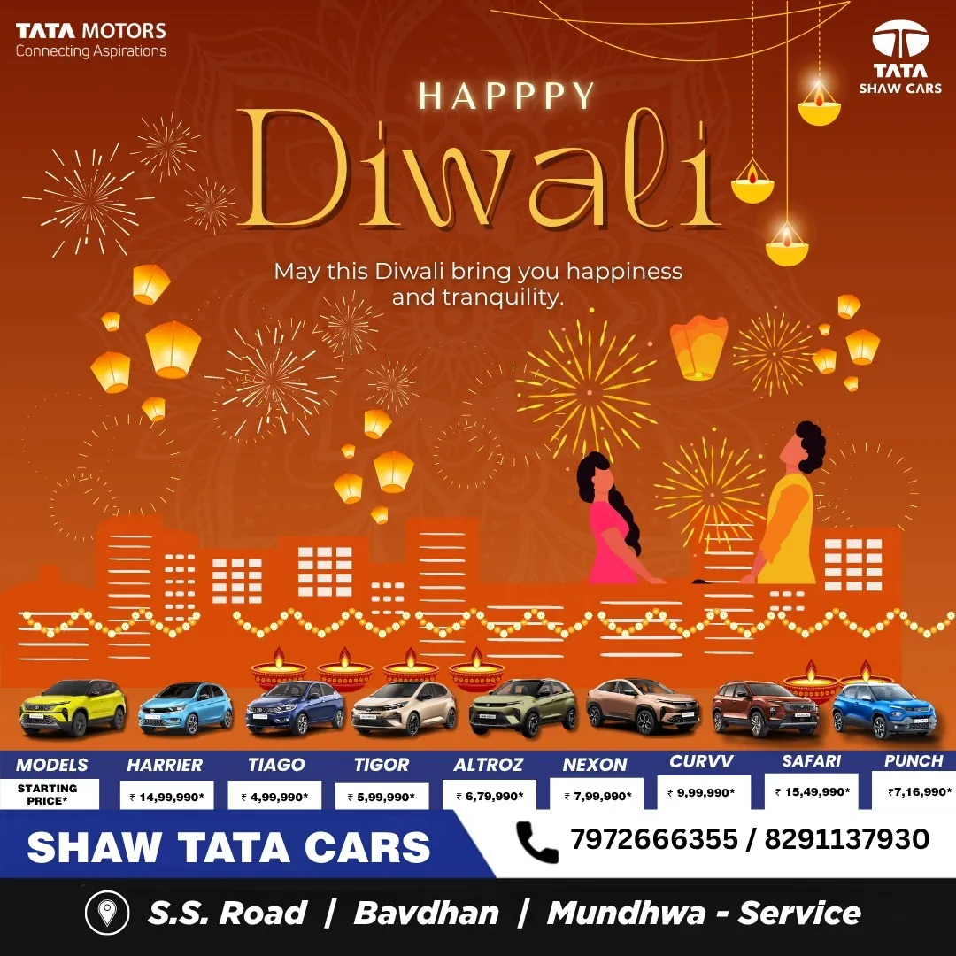 π Happy Diwali from Shaw Tata Service! π
Wishing you a festival filled with light, joy, and safe j...