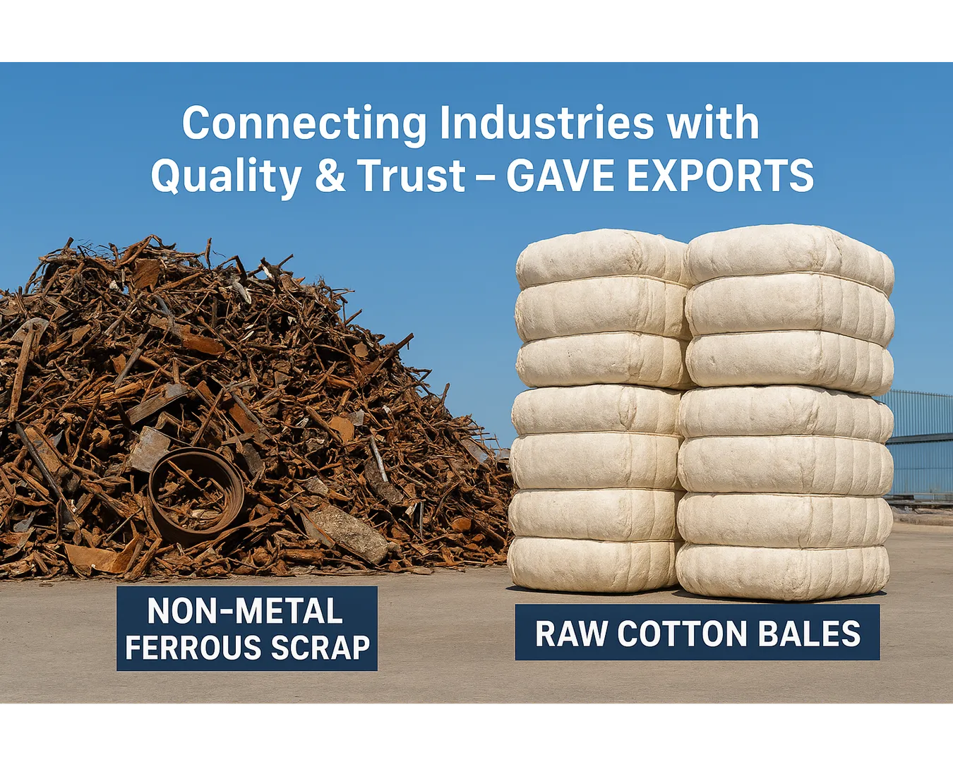 “Connecting Industries with Quality & Trust – GAVE EXPORTS”