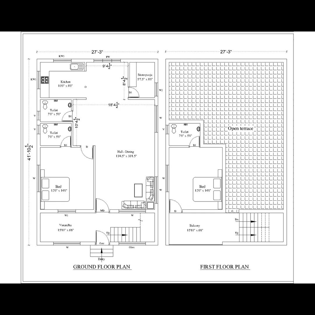 Reasonable Scheme plan Drawing details : A Reasonable Housing Scheme (also known as an Affordable Ho...