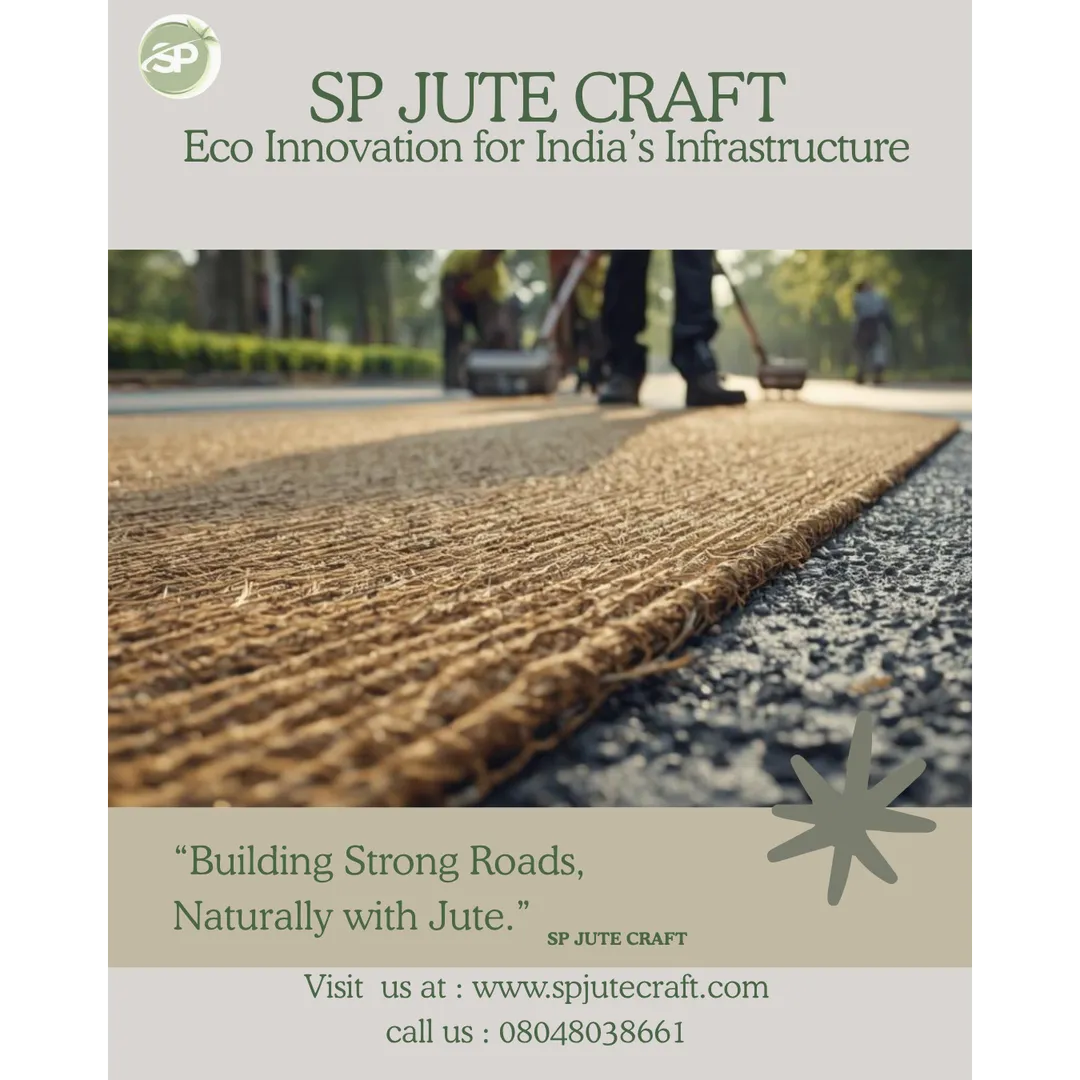 SP JUTE CRAFT “Building Strong Roads, Naturally with Jute.” 🌿
