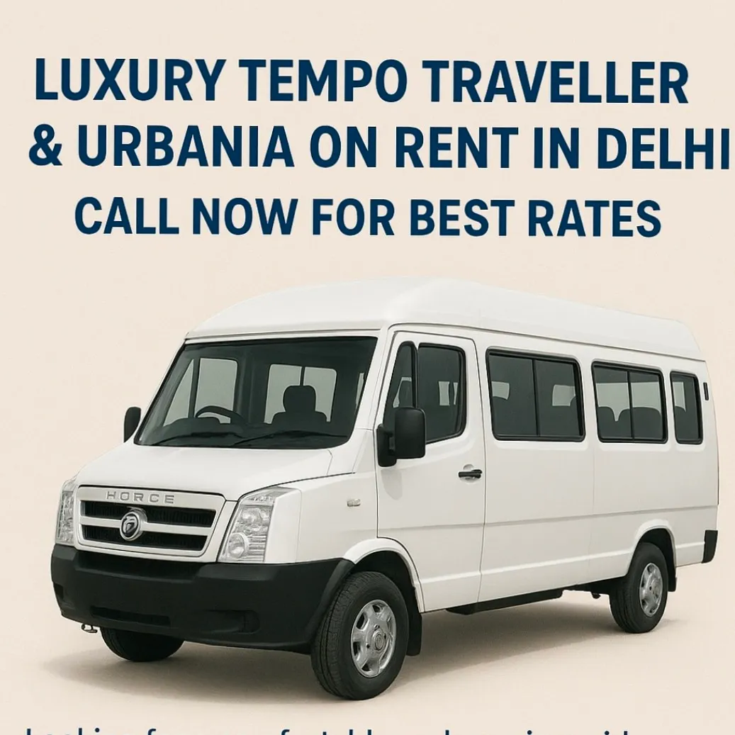 Luxury Tempo Traveller & Urbania on Rent in Delhi – Call Now for Best Rates - 9811142469