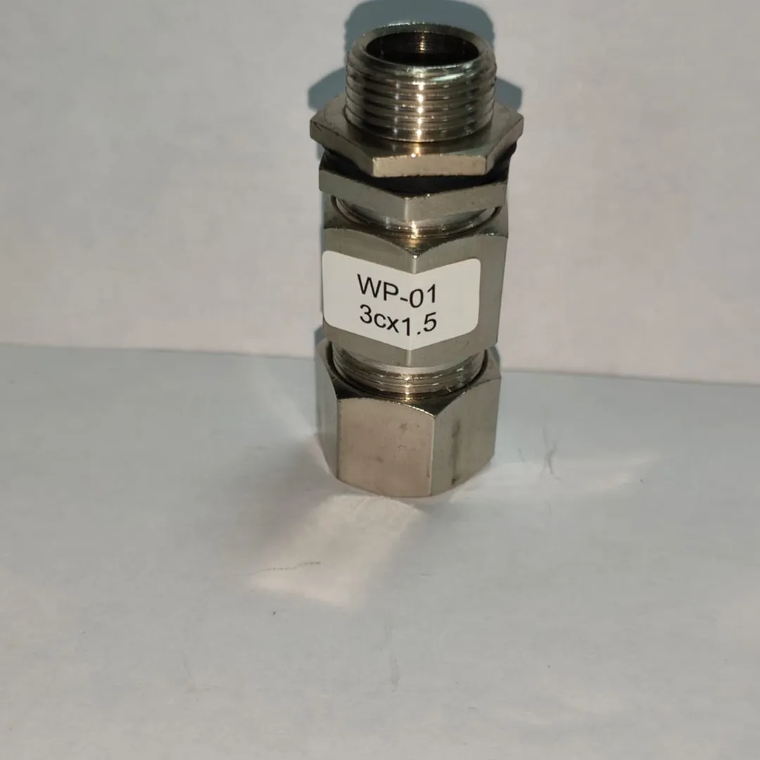 Double Compression Weatherproof Type Cable Glands Manufacturer in Bangalore