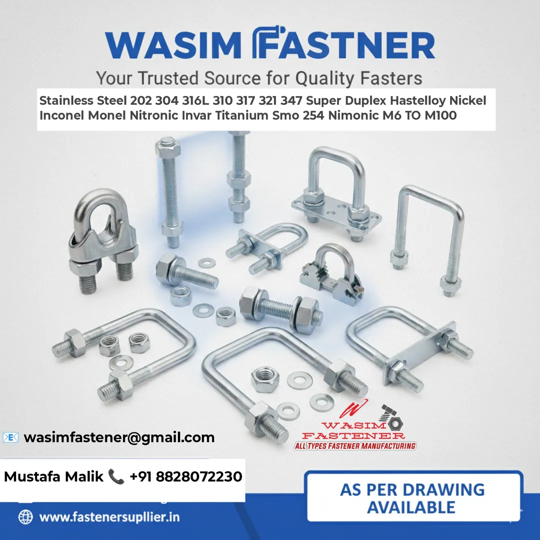 SS 316 U Bolt SS 316L U Bolt SS 304 U Bolt SS U Bolt Stainless Steel U Bolt