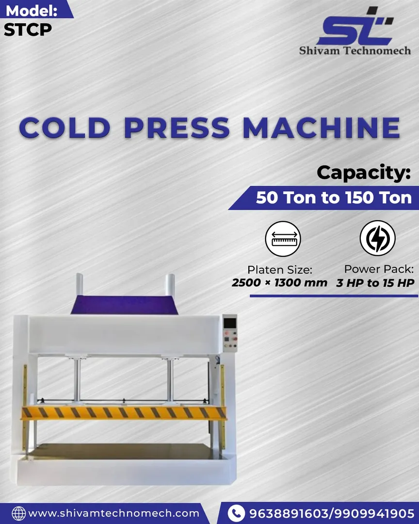 Top Cold Press Machine Manufacturer in India.