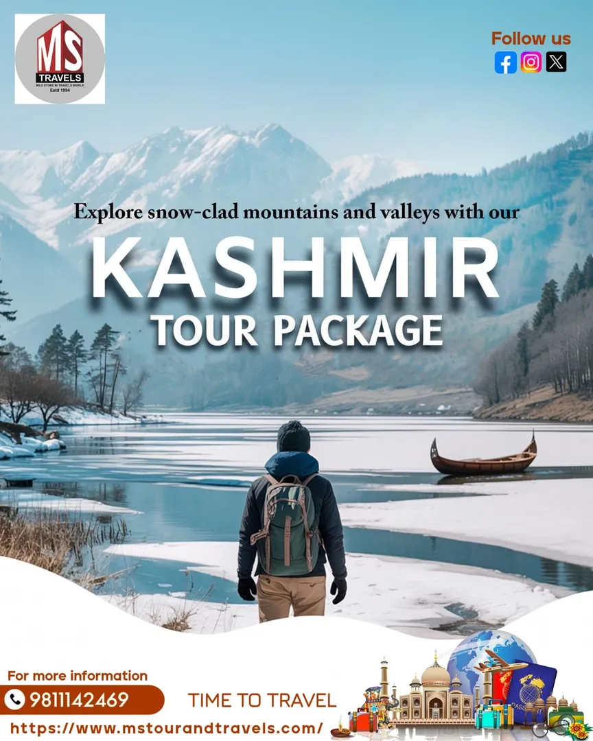 🌄 Kashmir Tour Package by M.S Tour & Travels (Trusted Since 1994)
