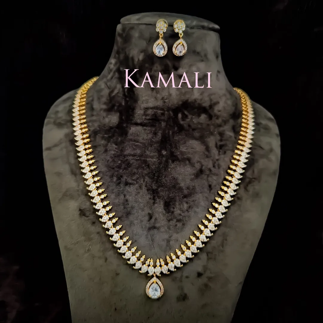 White Stone Necklace Collections
CZ Stones setting
For full image follow us on YouTube channel, In...