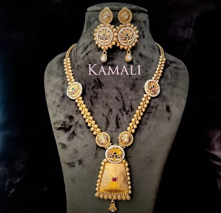 Antique Jewellery
Artificial Gold Plated Antique Jewellery
Kamali Artificial Gold Plated Impon Jew...