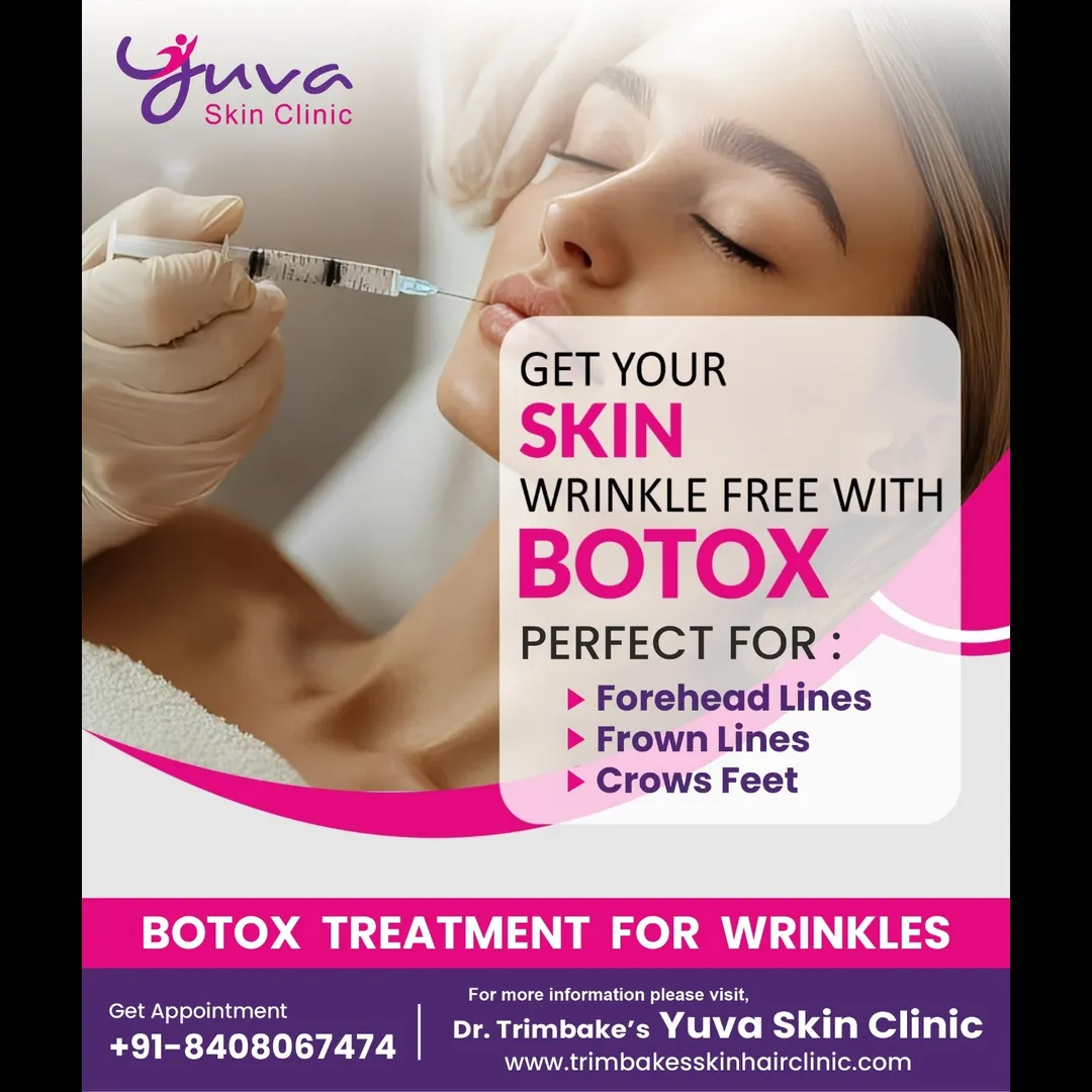 Say Goodbye to Wrinkles with Botox! ✨ Achieve smooth, youthful skin by targeting those stubborn for...