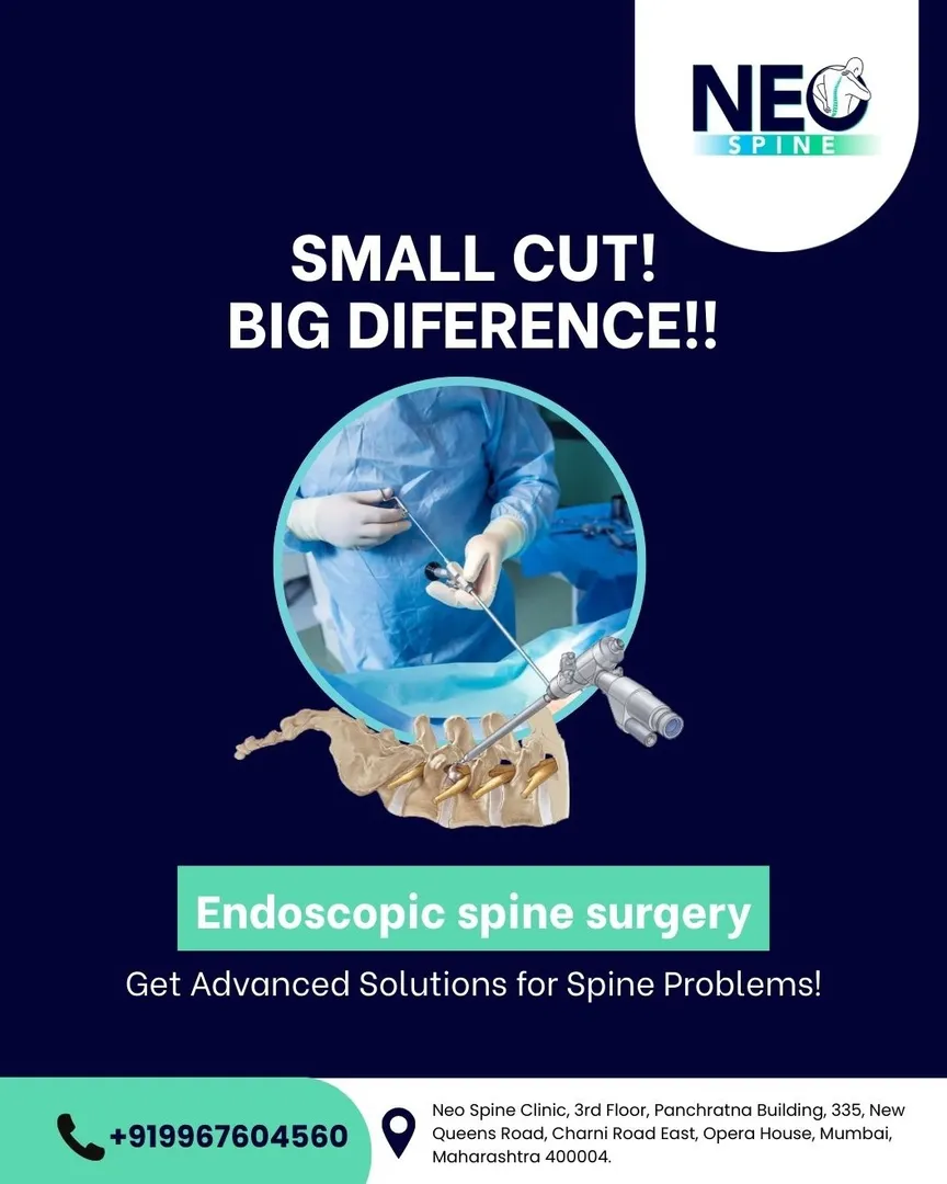 SMALL CUT! BIG DIFFERENCE!! π
Endoscopic spine surgery is a game-changer in treating back and neck ...