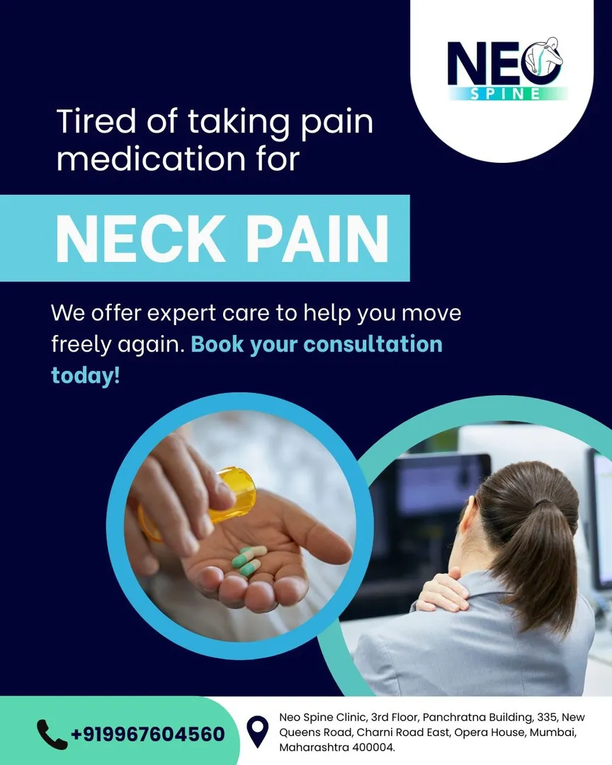 Tired of relying on pain medication for your neck pain? Constant discomfort can affect your daily li...