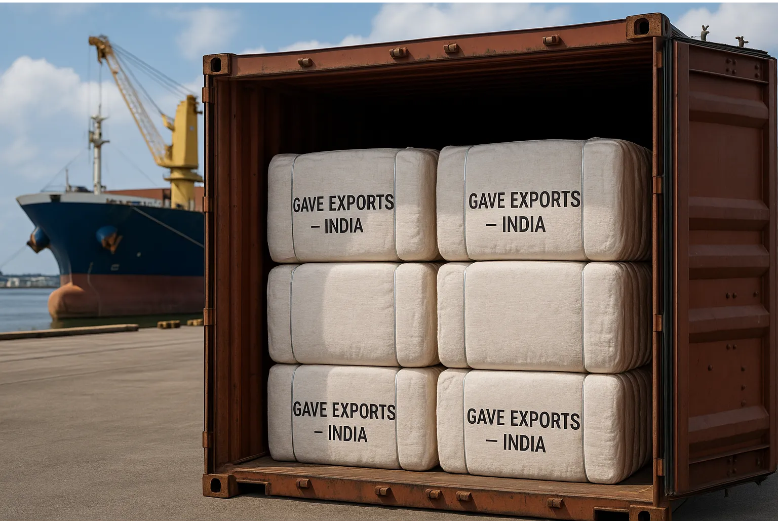 Gave Exports – Premium Raw Cotton Bales Exporter