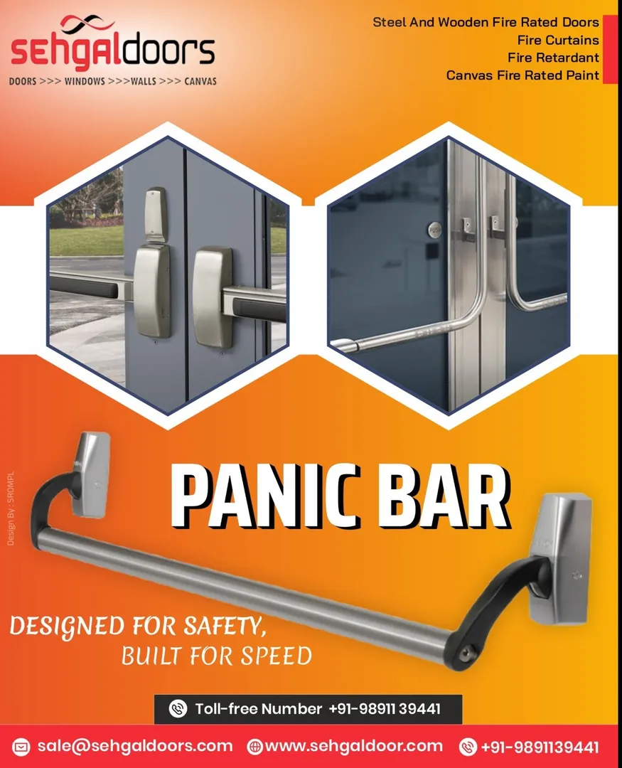 PANIC BAR: Safety When Every Second CountsKeep your workplace, school, or business safe with Sehgal ...