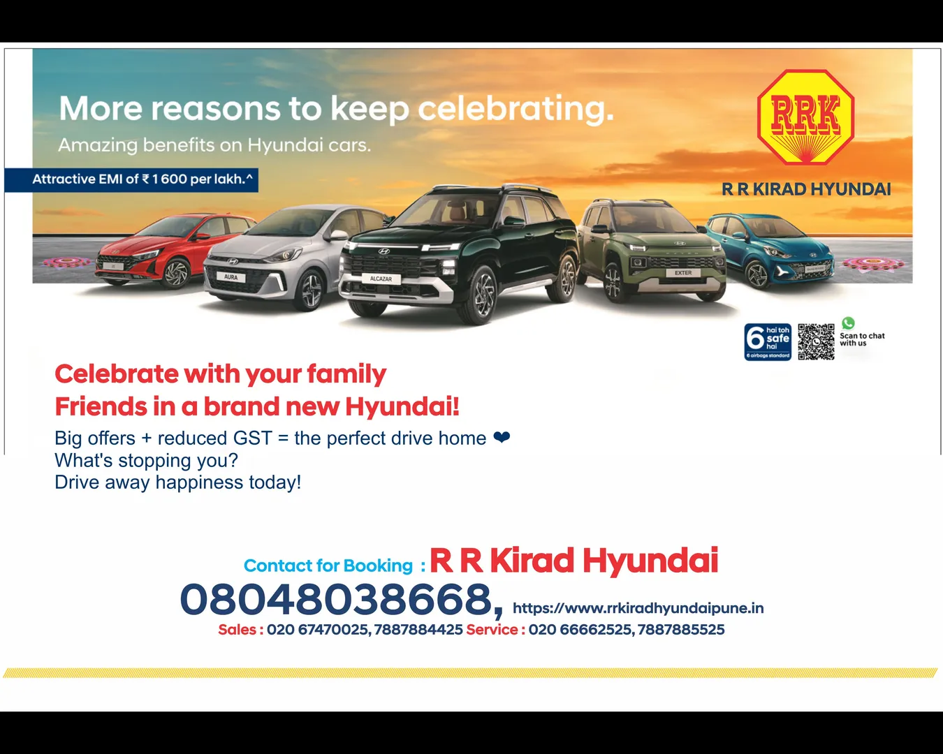 Celebrate with your family & friends in a brand new Hyundai!