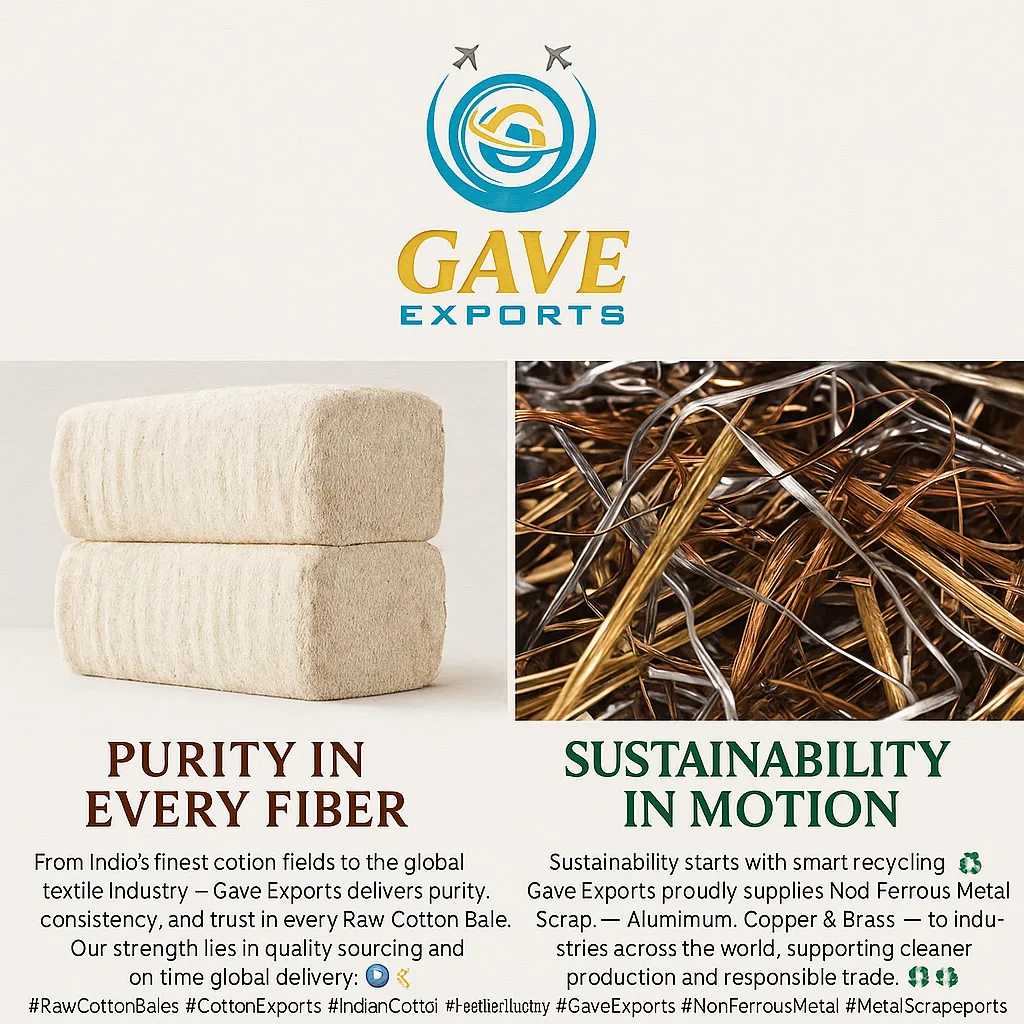 π GAVE EXPORTS β Delivering Purity and Sustainability Across Borders