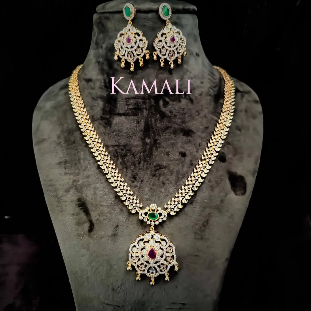 White Stone Necklace Collections
CZ Stones setting
For full image follow us on YouTube channel, In...