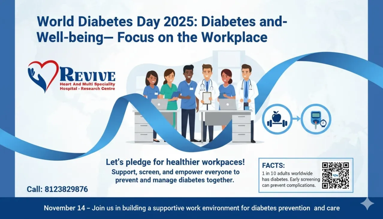 World Diabetes Day 2025 – Free Diabetes Screening at Revive Hospital