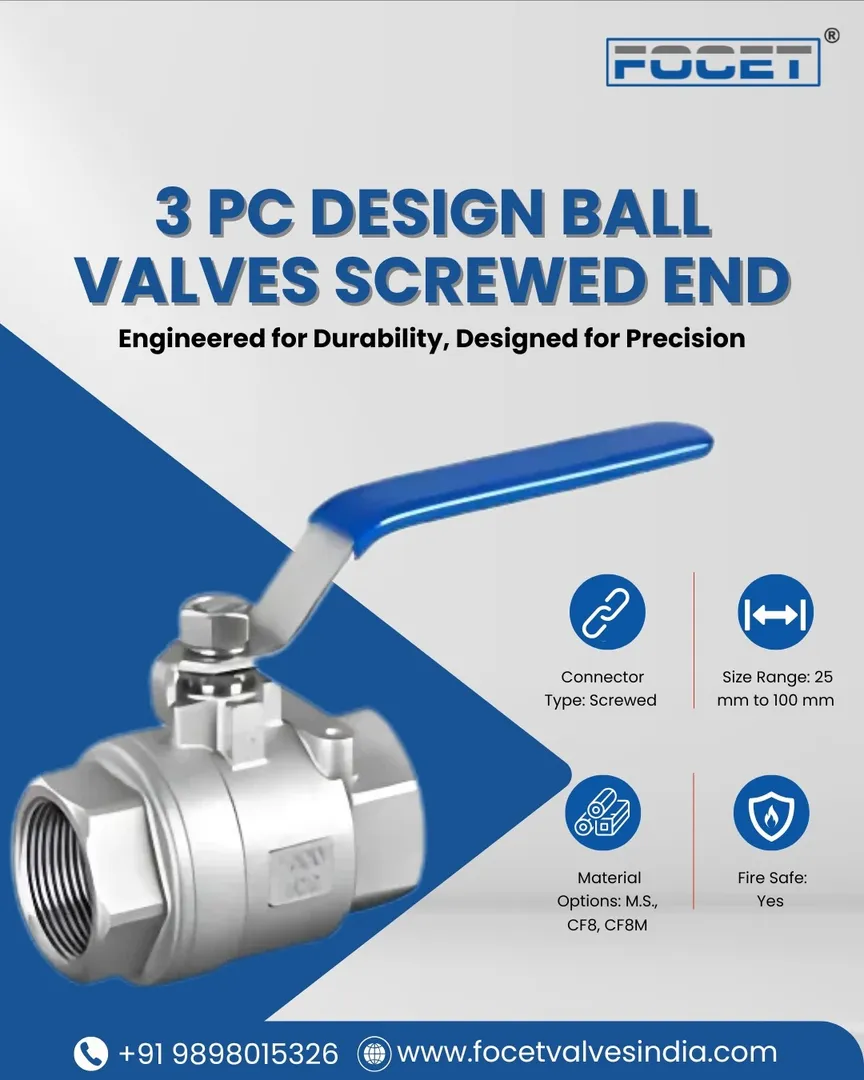 Ball Valves Screwed End Manufacturer in India.