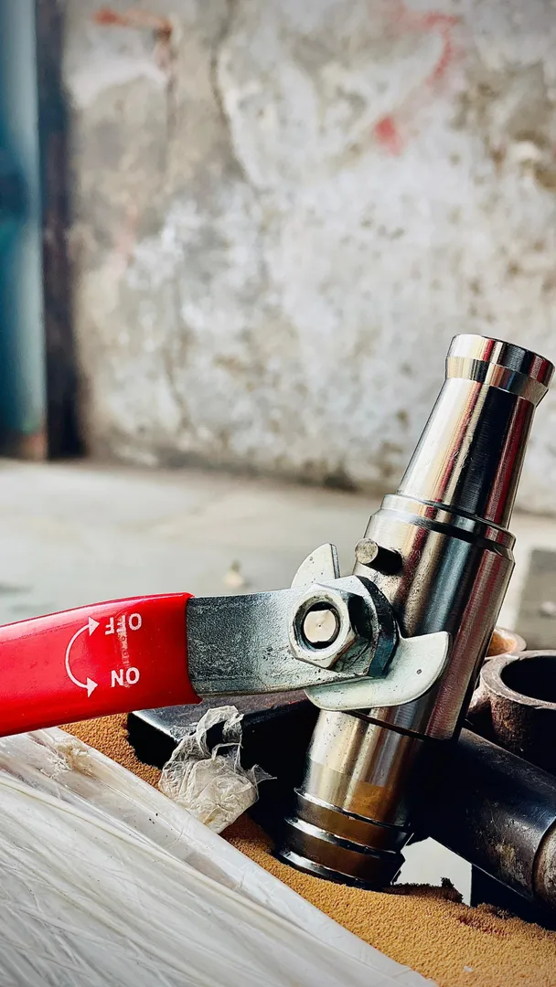 Fire Short Branch Nozzle in Gujarat – Precision Firefighting Equipment by Marichi Fire and Safety