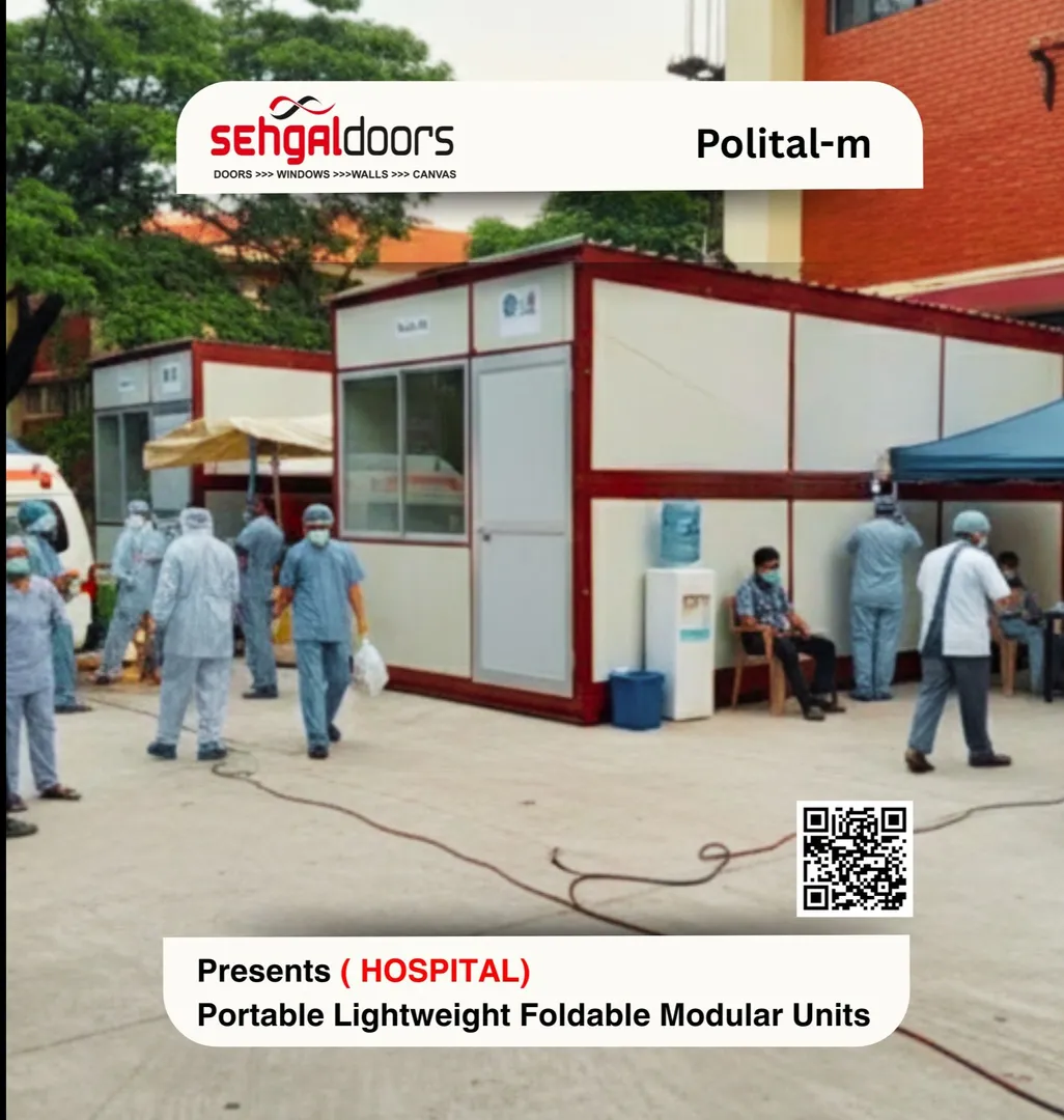 “Presenting Portable, Lightweight & Foldable Modular Hospital Units — fast to deploy, efficient to u...