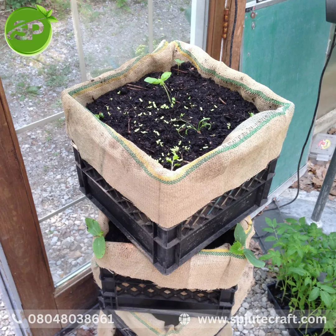 Transform your gardening and farming practices with our premium, eco-friendly jute gunny bags from S...