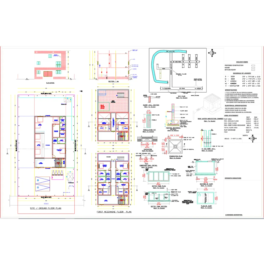 Online approval building drawing plan details : 1. DRAWINGS REQUIRED FOR ONLINE BUILDING PLAN APPRO...