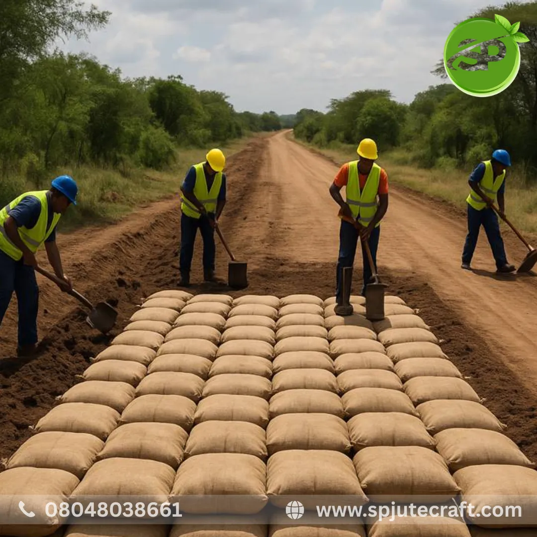 Strengthen your construction projects with high-quality Gunny Bags from SP Jute Craft — trusted by l...