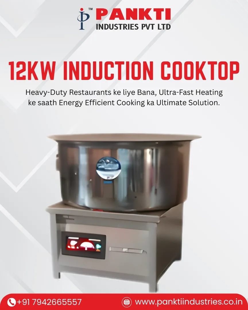 12kW Induction Cooktop Manufacturer in India.