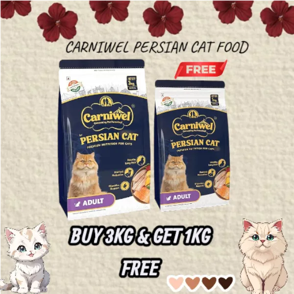 CARNIWEL PERSIAN CAT FOOD -- PREMIUM QUALITY