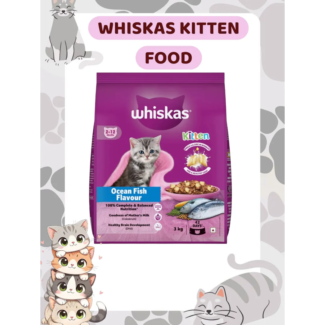 WHISKAS KITTEN DRY FOOD -- LUXURY IN EVERY BITE