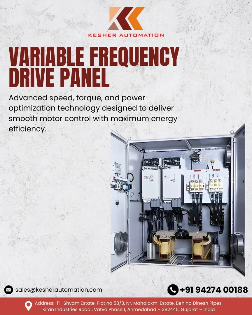 Variable Frequency Drive (VFD) Panels Manufacturer in India.