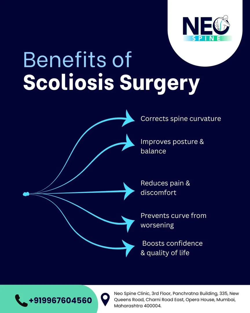 Benefits of Scoliosis Surgery
Scoliosis surgery offers life-changing benefits it corrects spine curv...