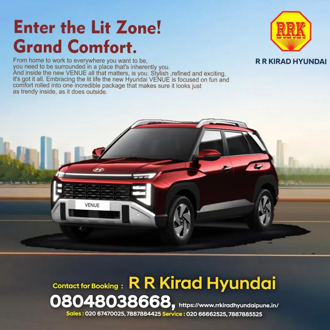 Best SUV car Hyundai New Venue!
Hyundai Showroom & Service center