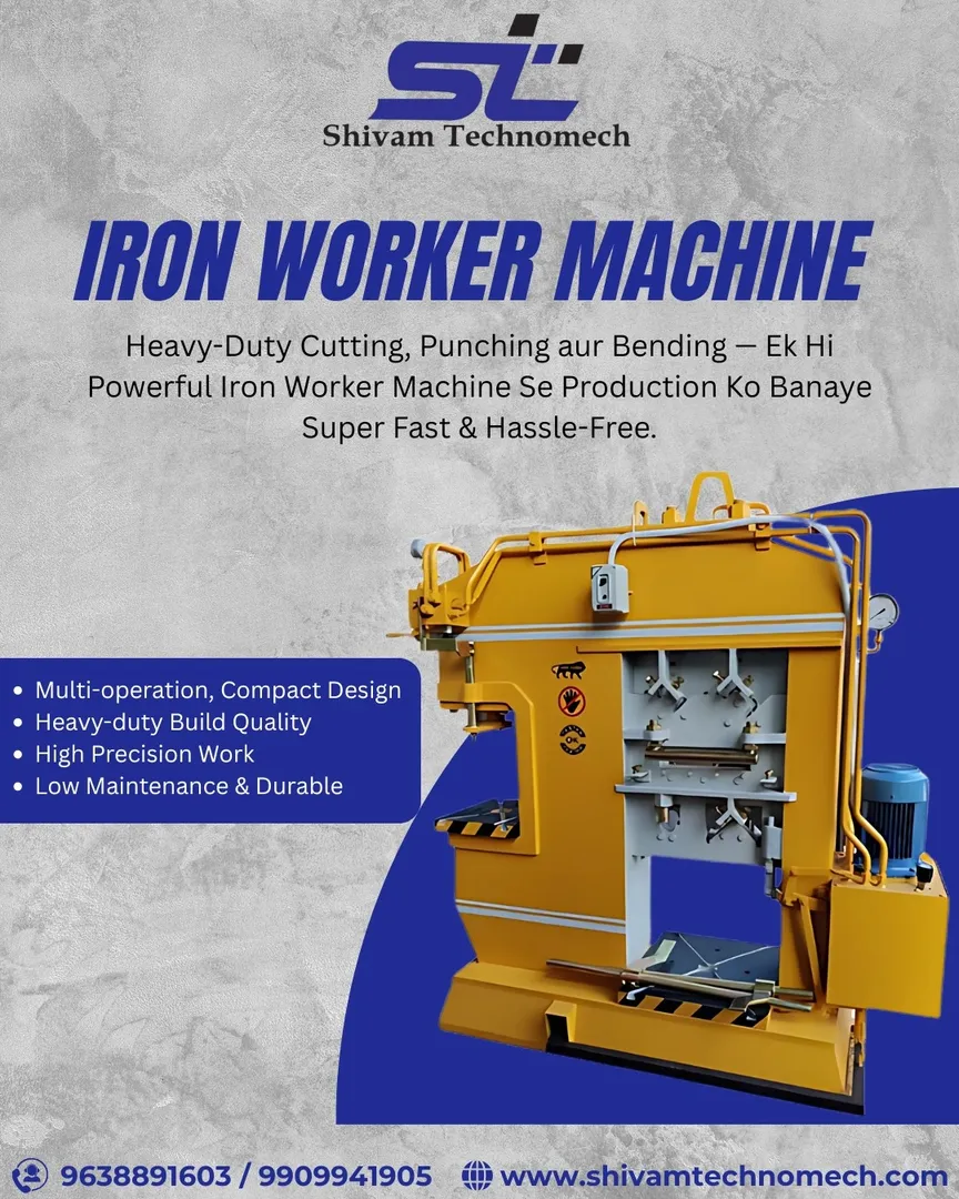 Top Iron Worker Machine Manufacturer in India.