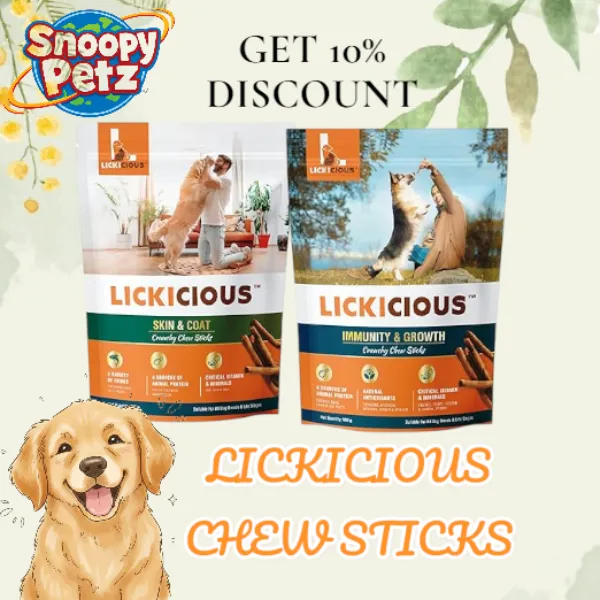 LICKICIOUS CHEW STICKS -- DOGS PRIME CHEW