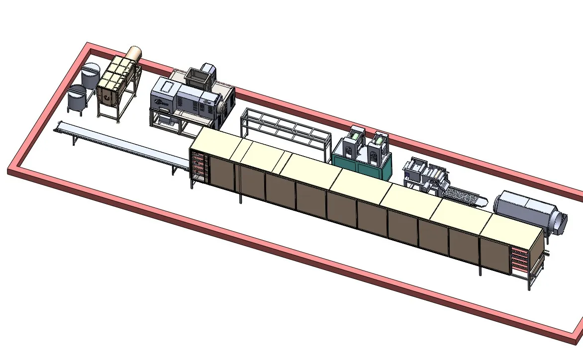 3D snacks pellets making machine