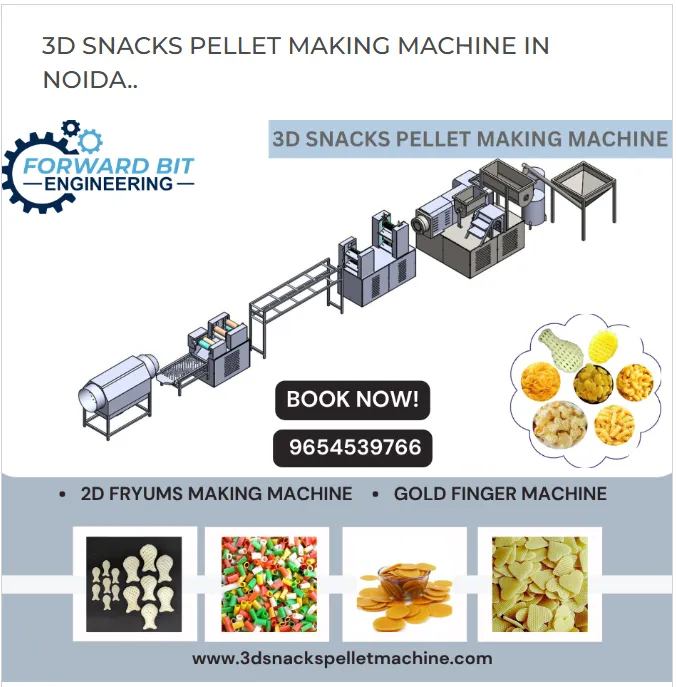 Automatic 3D Snack Pellet Machine for Effortless Snack Production