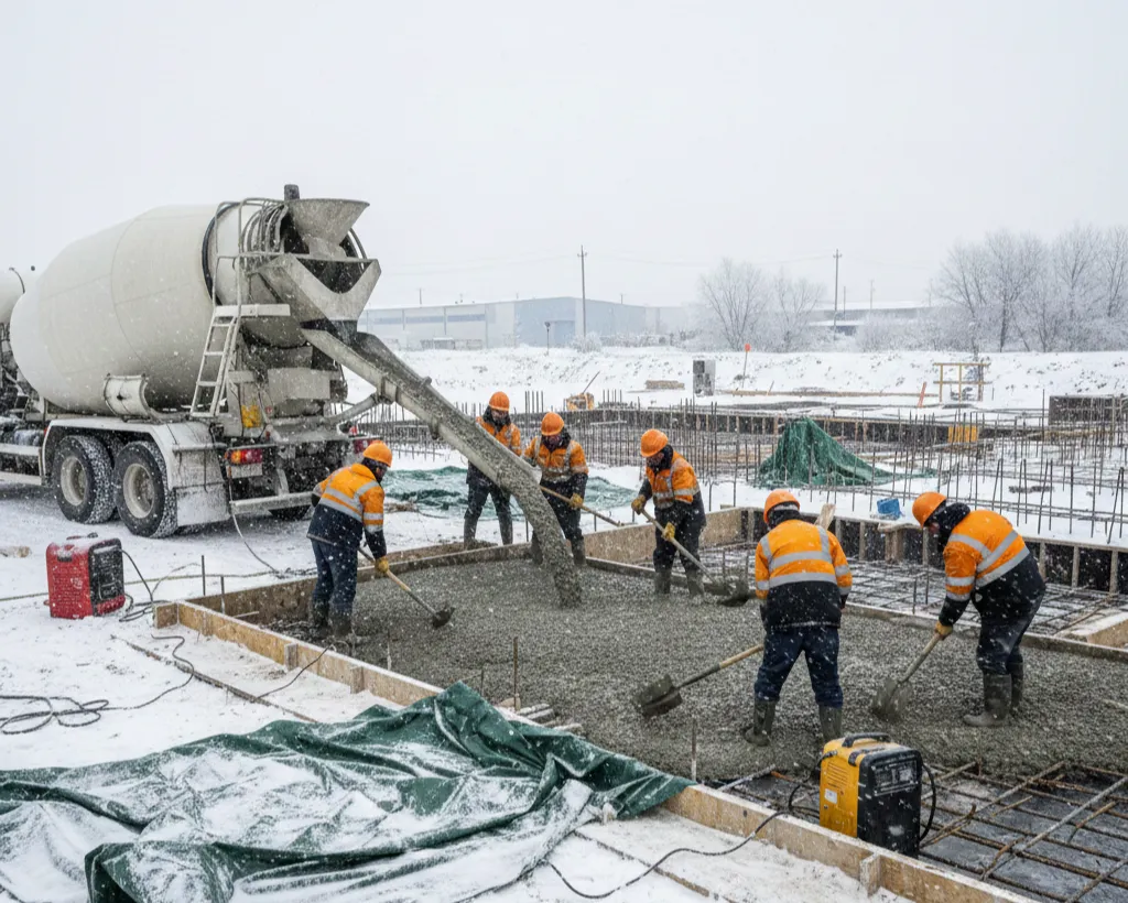 Why Mass Concrete Temperature Monitoring is crucial in winter ?