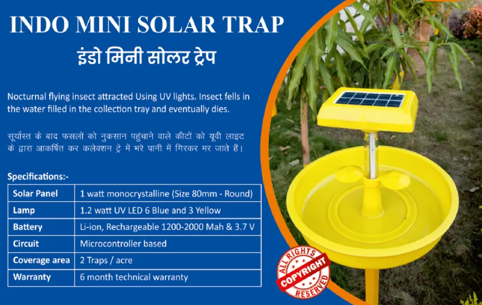 INDO MINI SOLAR TRAP