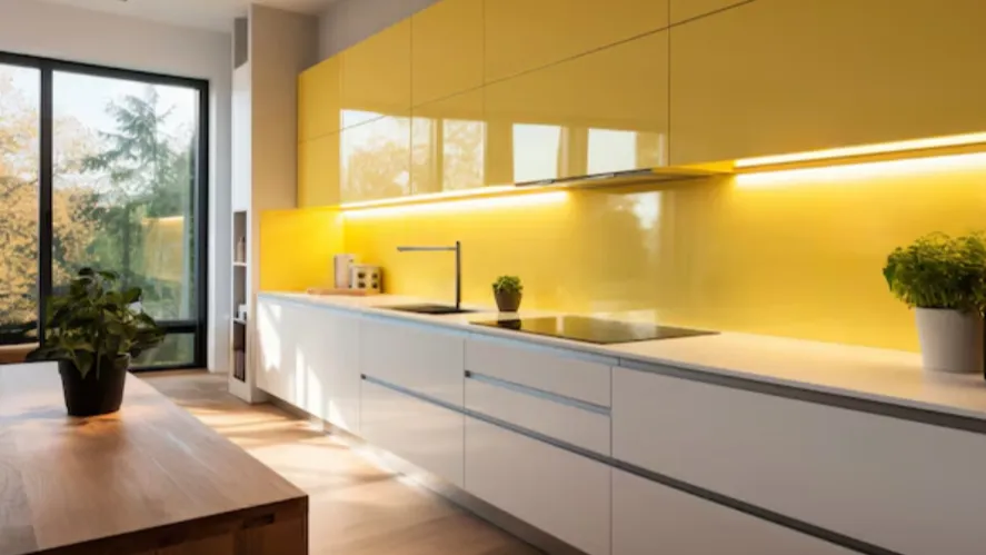 Acrylic Modular Kitchen in Thane - Sleek, Stylish, and Durable