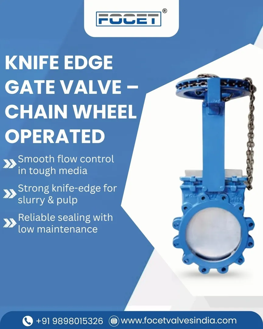 Best Knife Edge Gate Valves Manufacturers in India.