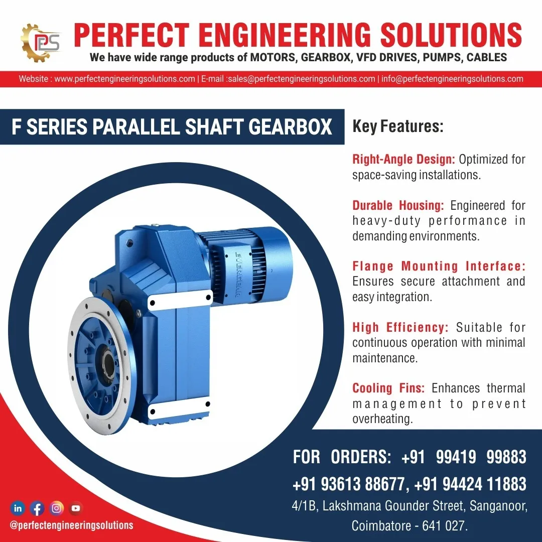 F- SERIES PARALLEL SHAFT GEAR BOX