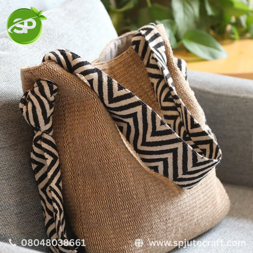 SP Jute Craft presents a bag that’s simple, stylish, and proudly Indian. Handwoven with pure jute an...