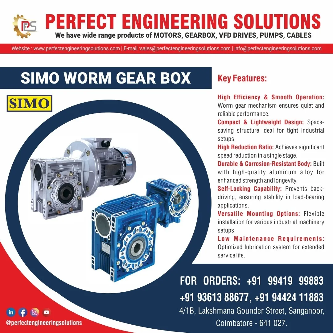SIMO WORM GEAR BOX