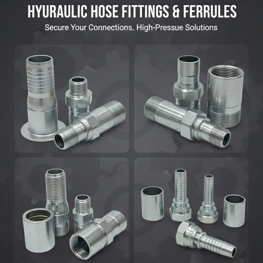 Hydraulic Hose Fitting and Ferrules
