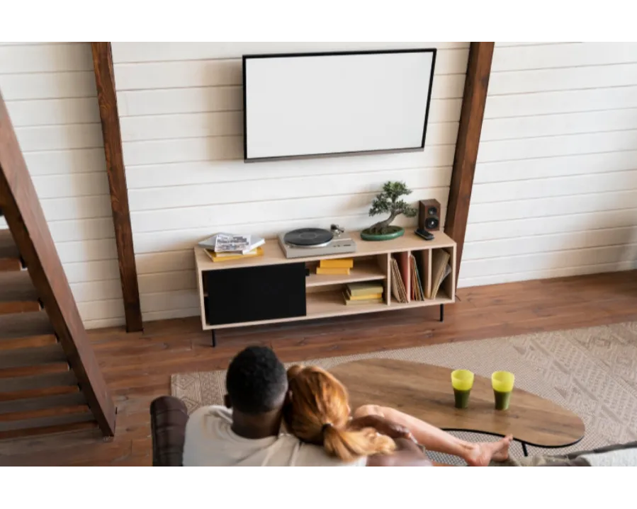 TV Unit with Storage in Magarpatta – Organized and Modern Living
